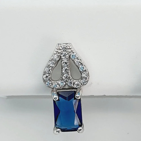 "925 Sterling Silver Cubic Zirconia Earrings, U19254817 - Picture 10 of 11